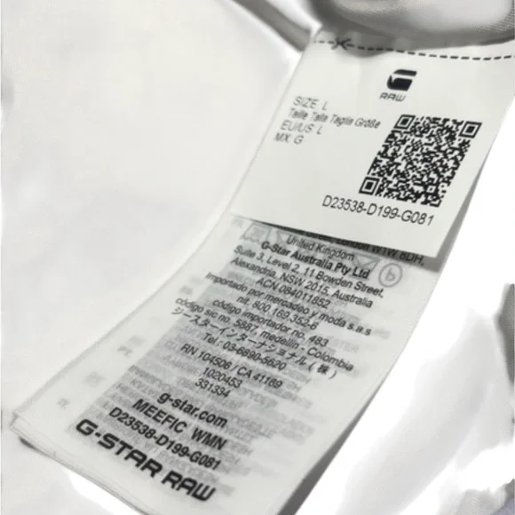 NWT G-Star Meefic Sky Blue Puffer Jacket Small - Picture 5 of 5